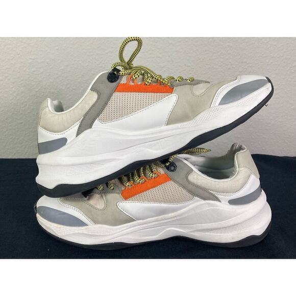 Zara Unisex Chunky Sneakers Breathable Mesh Cushioned Lace Up Multicolor EU 42 - Picture 11 of 13